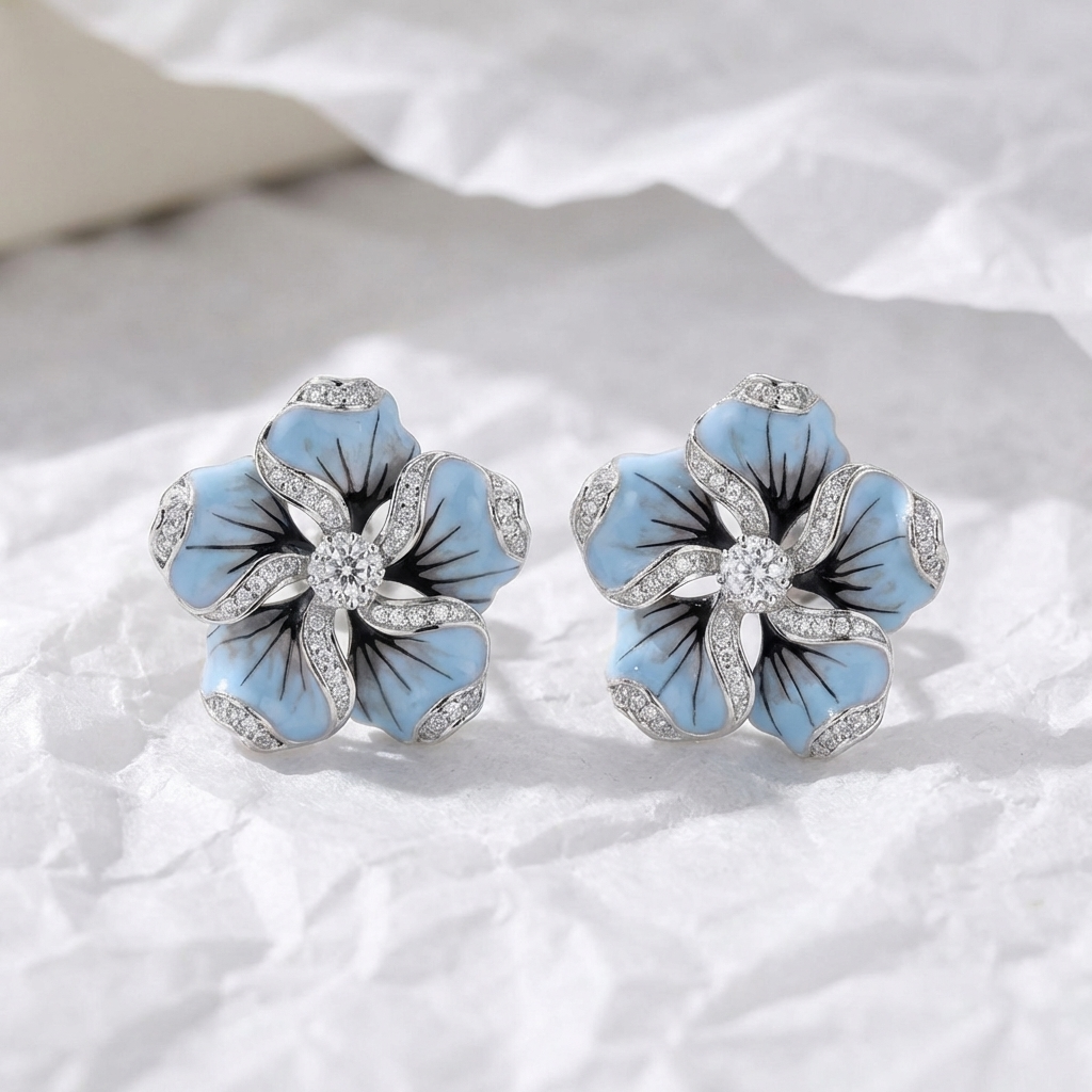 AZURE BLOOM EARRINGS
