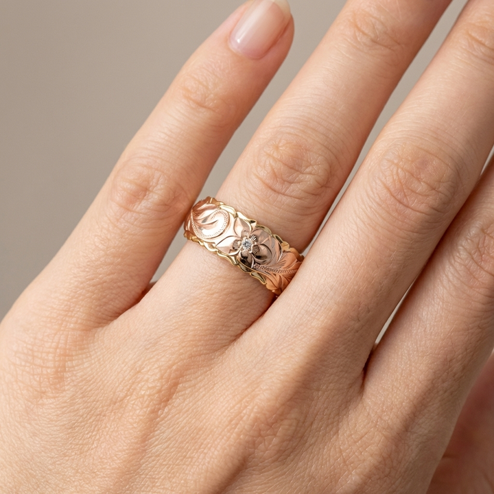 ANTIQUE ROSE RING