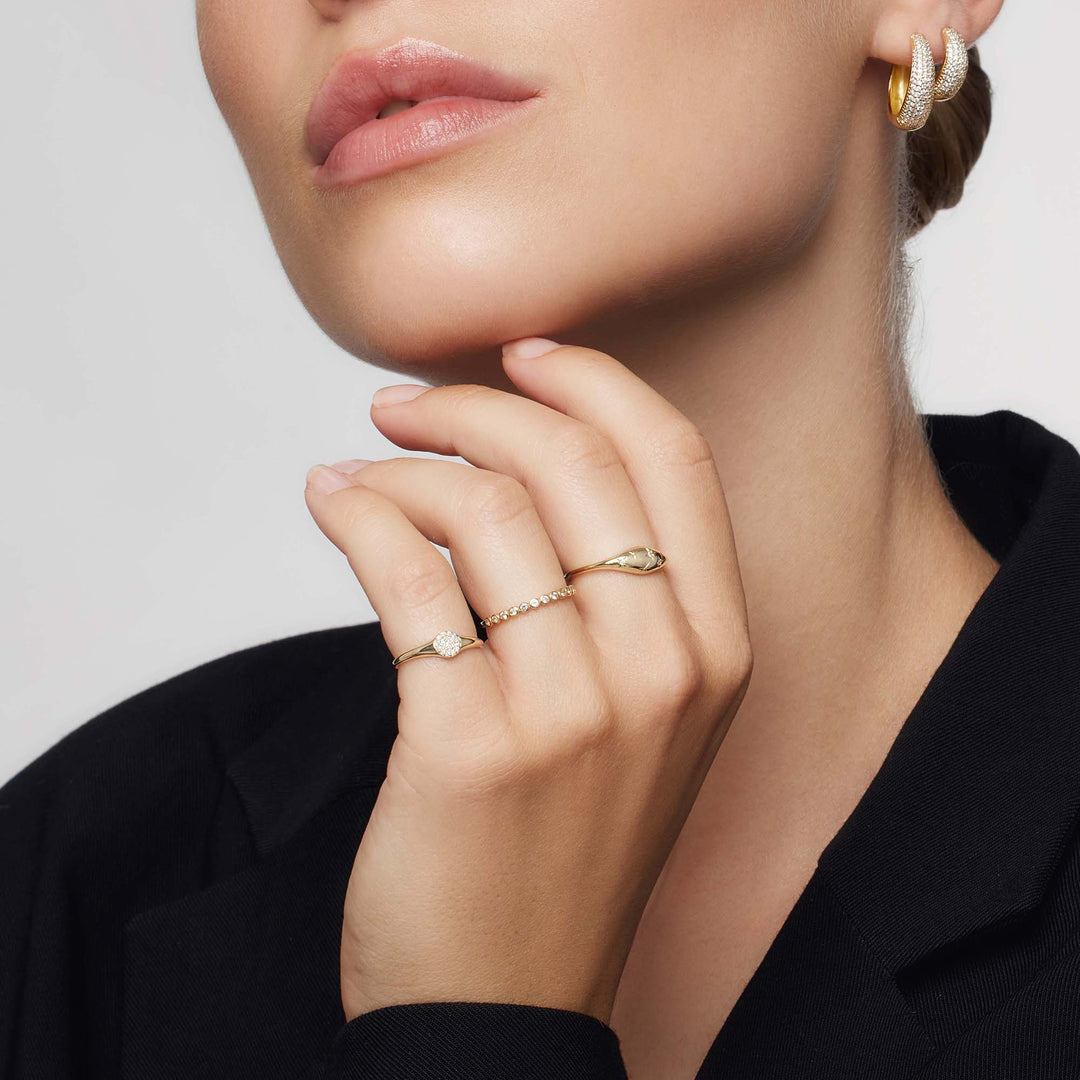 Diamond Dome Ring