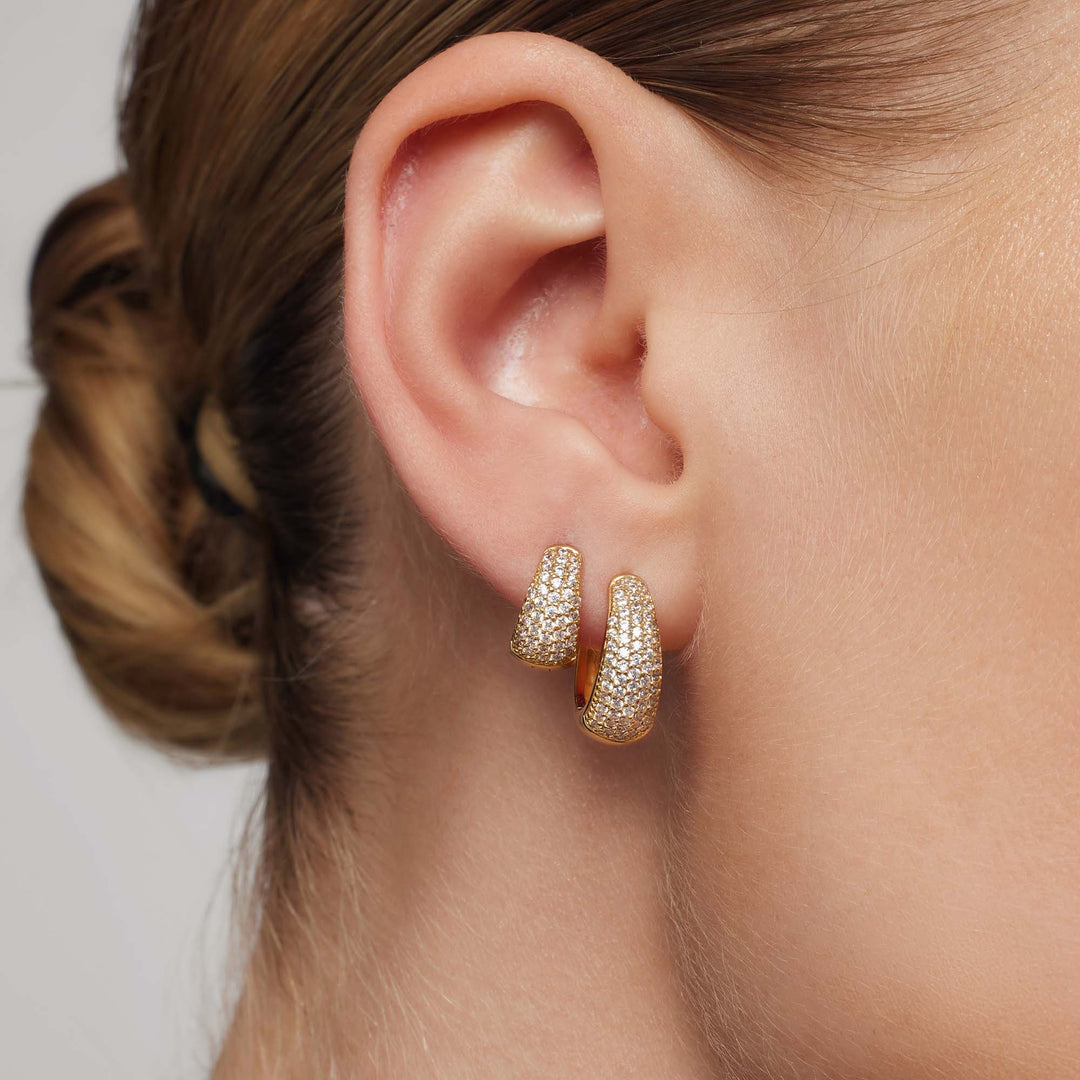Jules Mini Hoops | Gold 16k