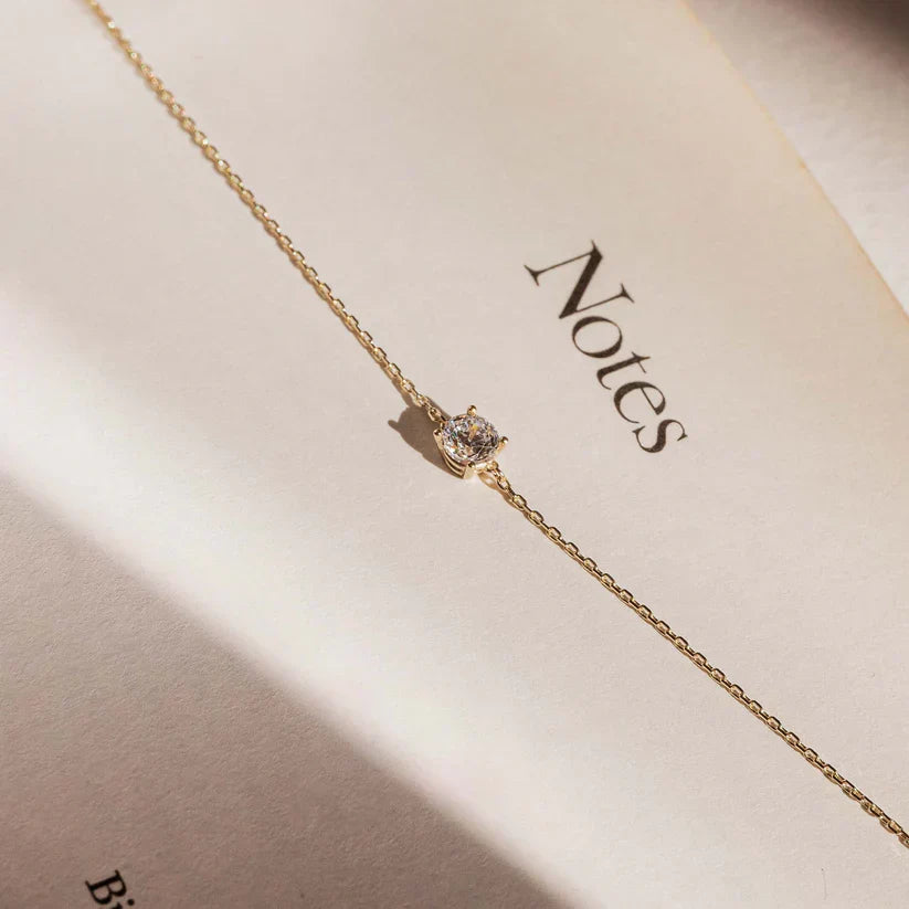 ClÃ©a Stone Bracelet | White Gold