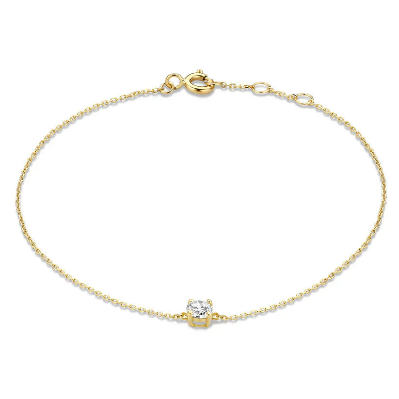 ClÃ©a Stone Bracelet | White Gold