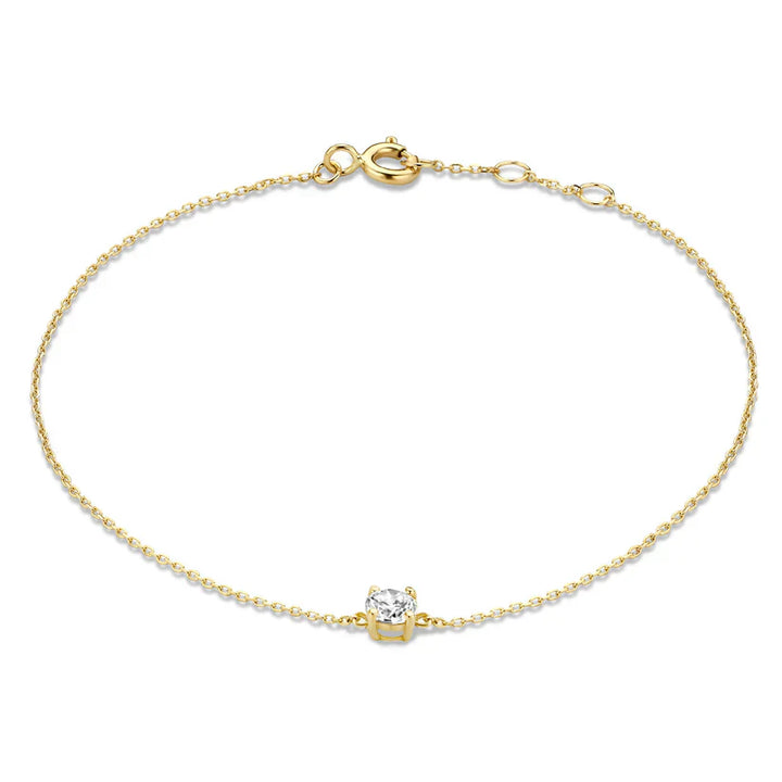 ClÃ©a Stone Bracelet | White Gold