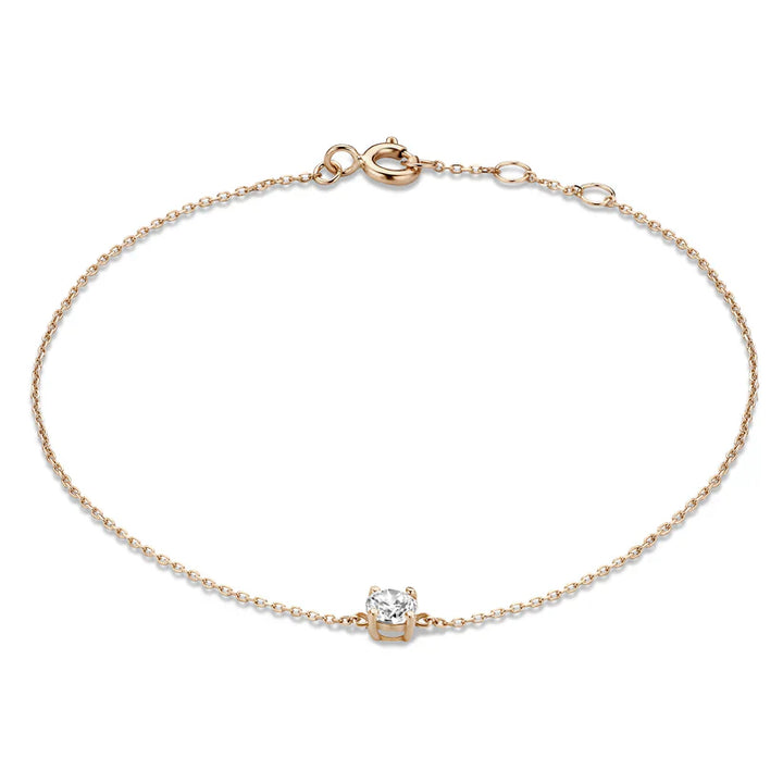 ClÃ©a Stone Bracelet | White Gold